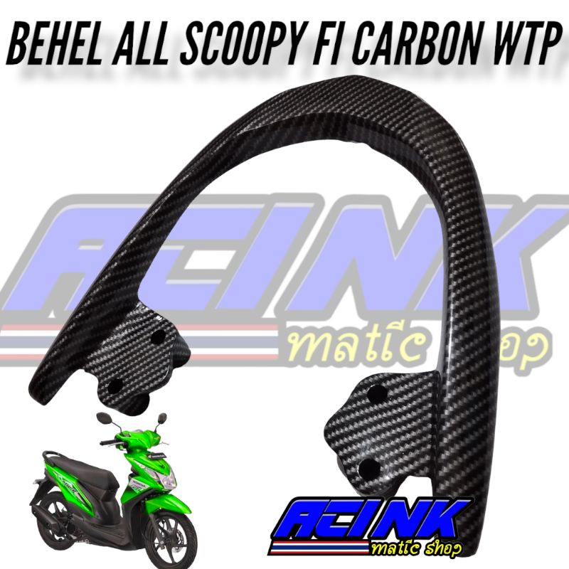 Behel begel planger pegangan jok belakang beat fi carbon karbon