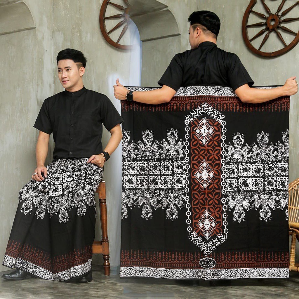 MIFTAH SARUNG NU WAYANG BATIK PEKALONGAN SARUNG PRIA DEWASA SARUNG CAP SARUNG BUKAN SARUNG MAHDA