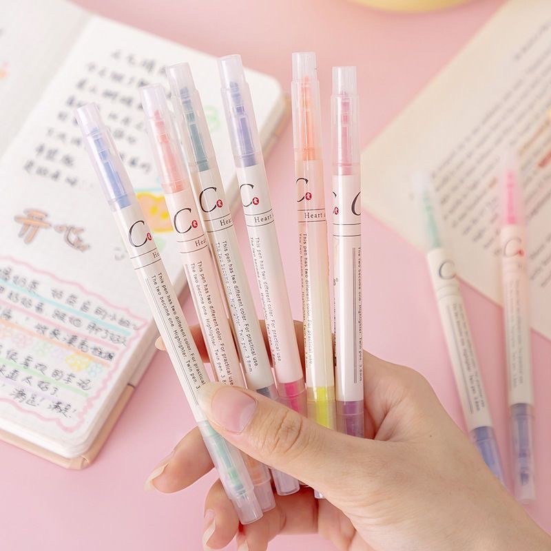 

STABILO PANJANG 6 WARNA 2 ARAH / STABILO WARNA WARNI / HIGHLIGHTER WARNA WARNI