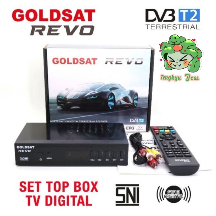 Set Top Box TV Digital GOLDSAT REVO DVB - T2 STB
