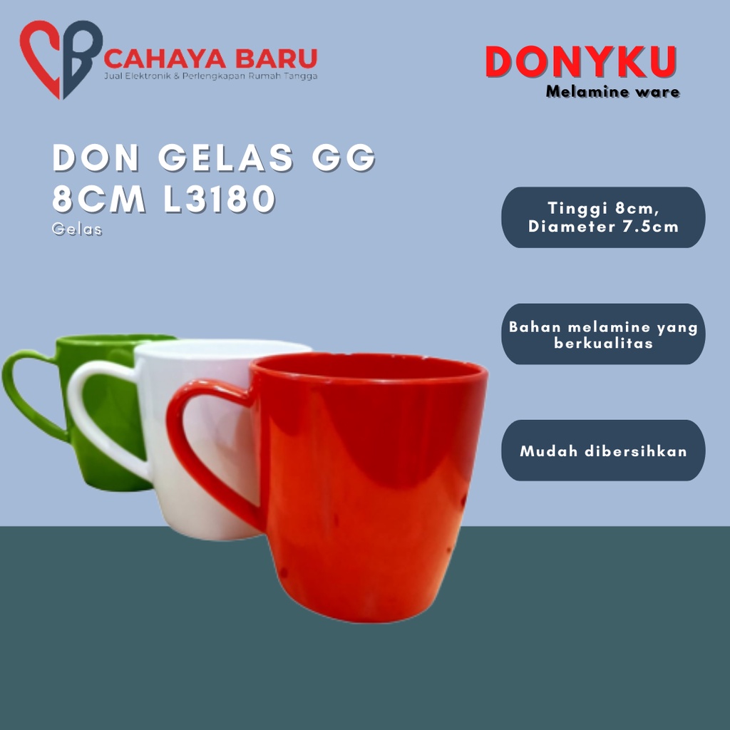 DONYKU GELAS GG 8CM GL3180