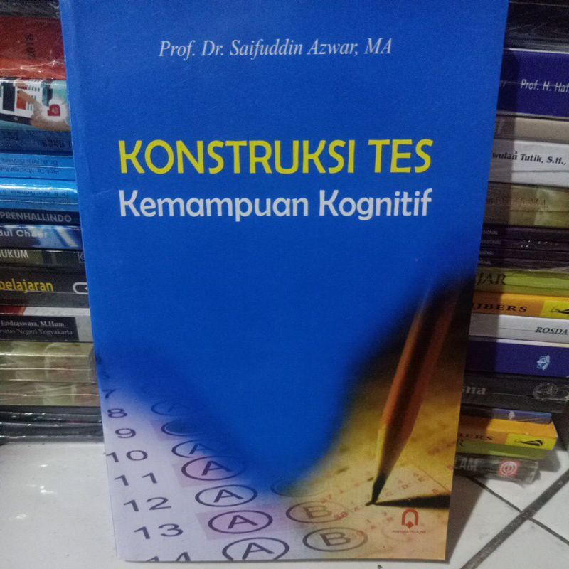 Jual Konstruksi Tes By Safuddin Azwar Shopee Indonesia