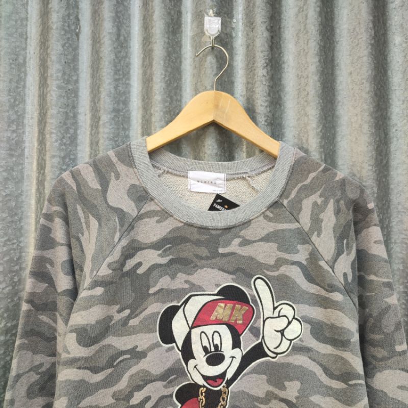 Crewneck mickey camo second