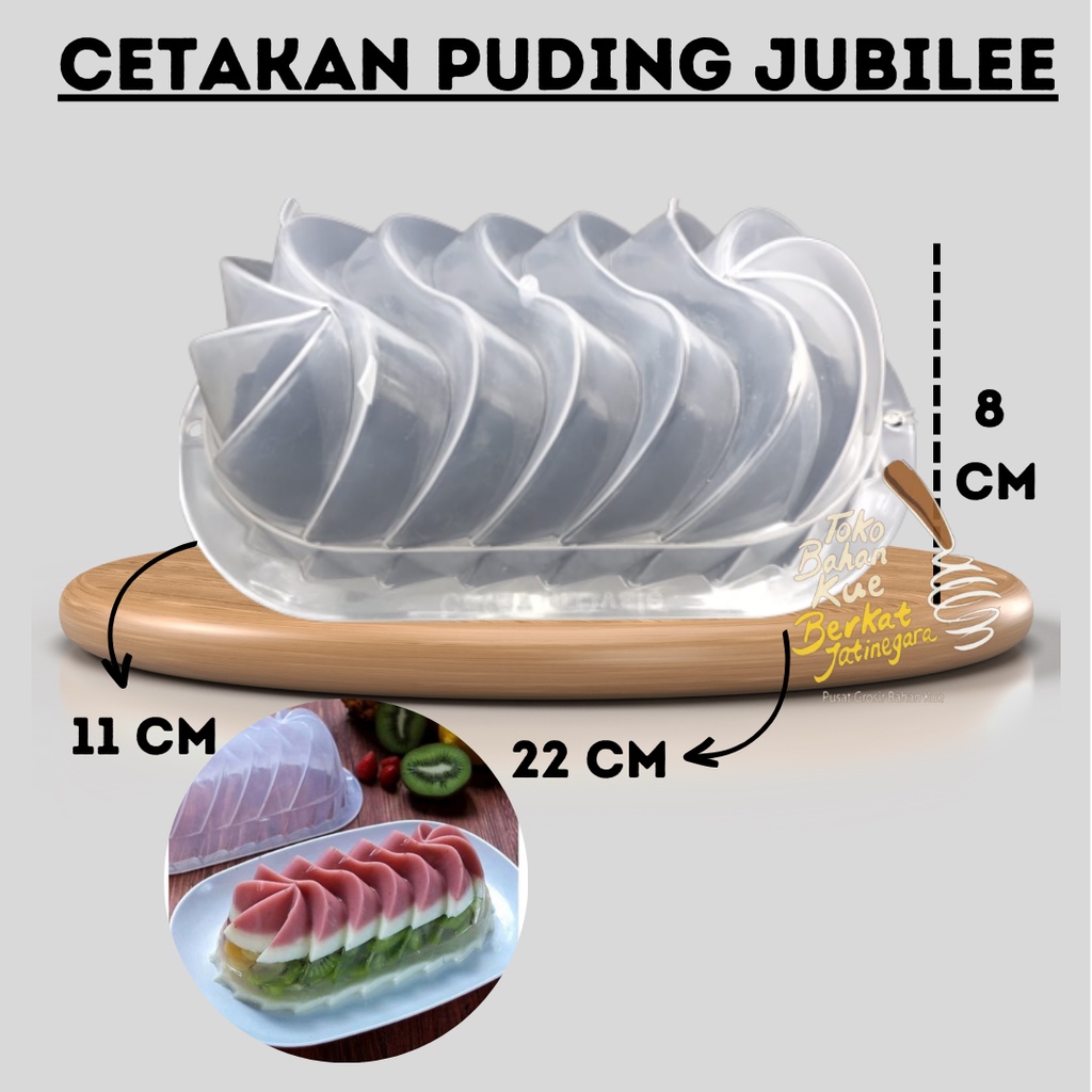 CETAKAN PUDING OVALE / CETAKAN JUBILEE / CETAKAN PUDING/PCS