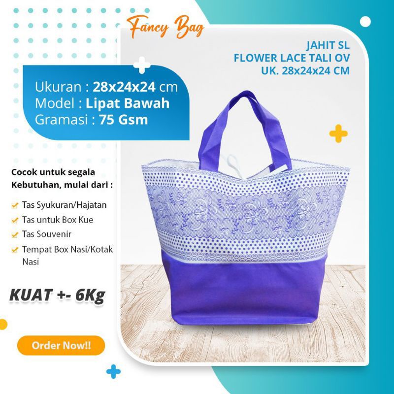 

TAS HAJATAN SPUNBOND KOTAK 22X22 TAS AQIQAH TAS KOTAK NASI