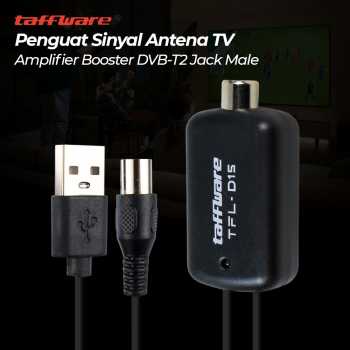 Penguat Sinyal Antena TV Amplifier Booster DVB-T2 Jack Male / Booster Penguat Sinyal Antena Tv DVB-T ISDB-T DMB-T/H ATSC DAB FM Radio HDTV / Amplifier Penguat Sinyal Tv Digital Jarak Jauh Jernih Stabil / Antena Penguat Penjernih Sinyal Tv Digital Murah