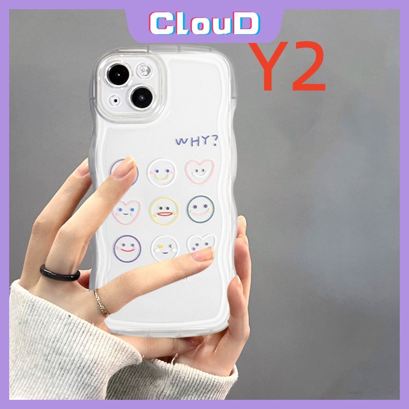 Soft TPU Wavy Edge Case Samsung A04s A13 A14 A04 A53 A50s A03s A32 A50 A23 A33 A30s A21s M32 A52 A22 A52s A20 A11 A02s A31 A51 A12 A04E Ekspresi Lucu Imut Pasangan Kartun Cover