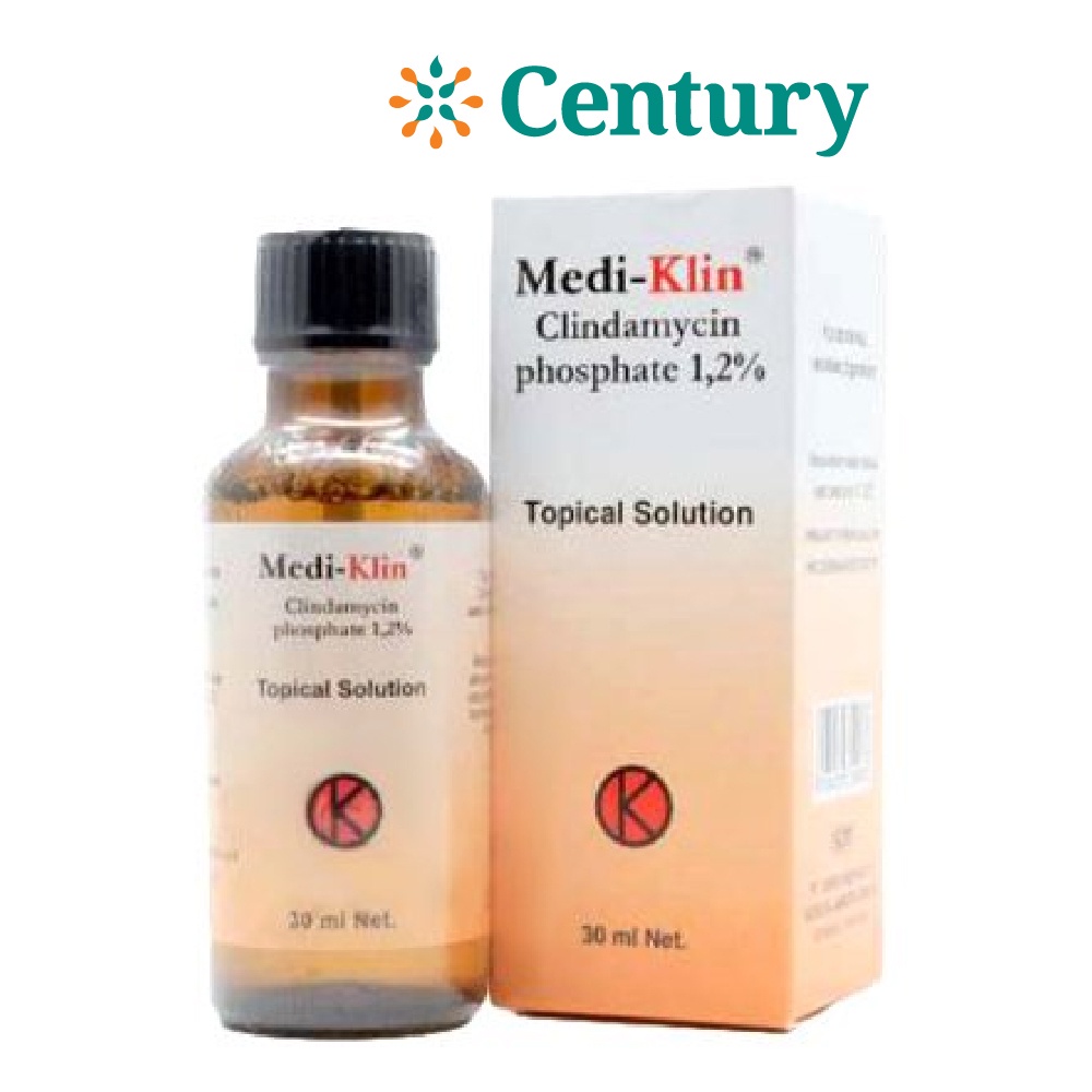 MEDIKLIN 1,2% SOLUTION 30 ML/CLINDAMYCIN PHOSPHATE/ANTIBIOTIK/JERAWAT