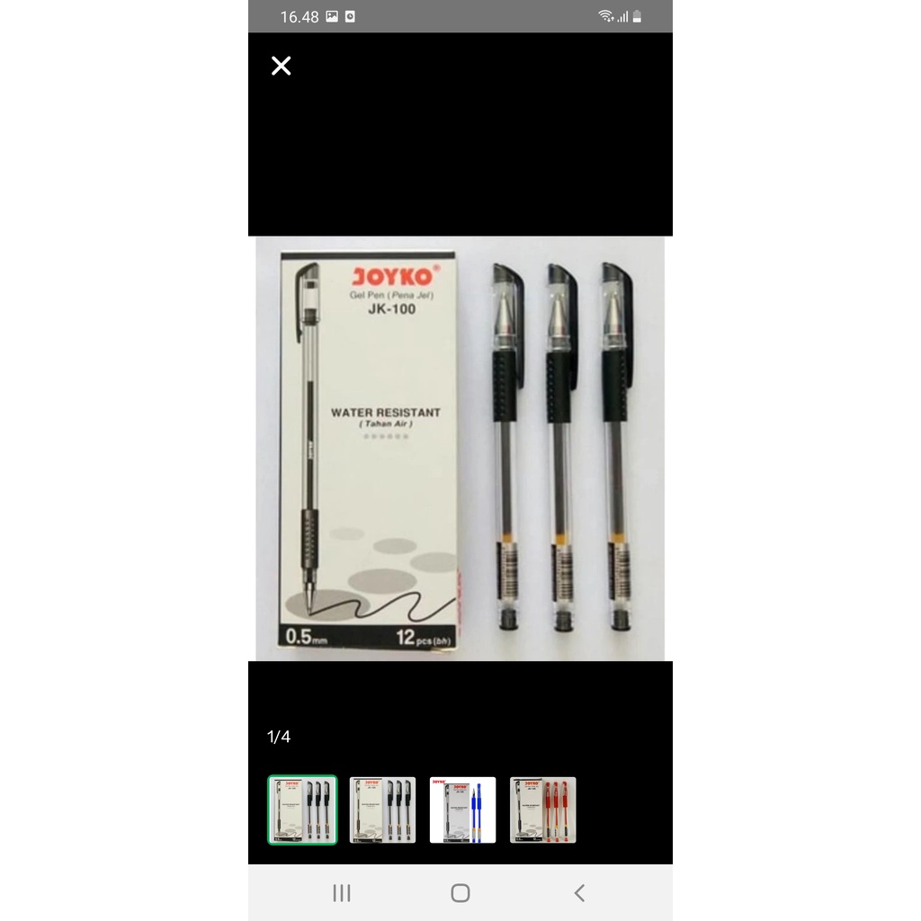 

JOYKO PULPEN GEL / GELPEN JK100 NT 1 KOTAK