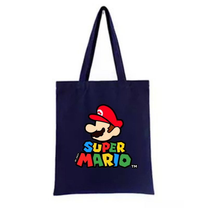 VANDAL-TOTEBAG WANITA MOTIF SUPERMARIO KEKINIAN TERMURAH PAKAI RESLETING