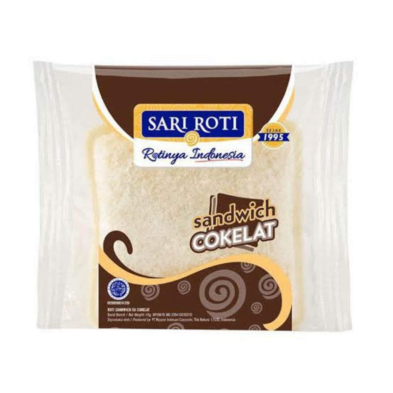 

SARI ROTI Sandwich Cokelat 49 g