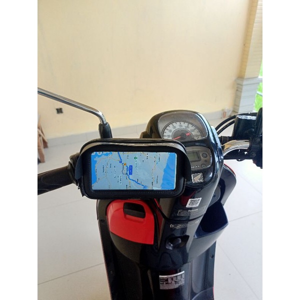 Holder HP motor anti air original honda (waterprof) pcx adv scoopy crf