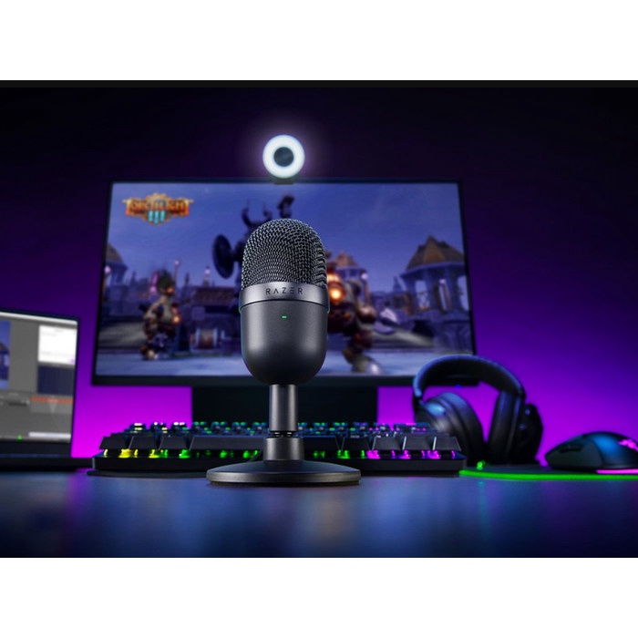 Razer Seiren Mini - Ultra-compact Streaming Microphone - Garansi Resmi