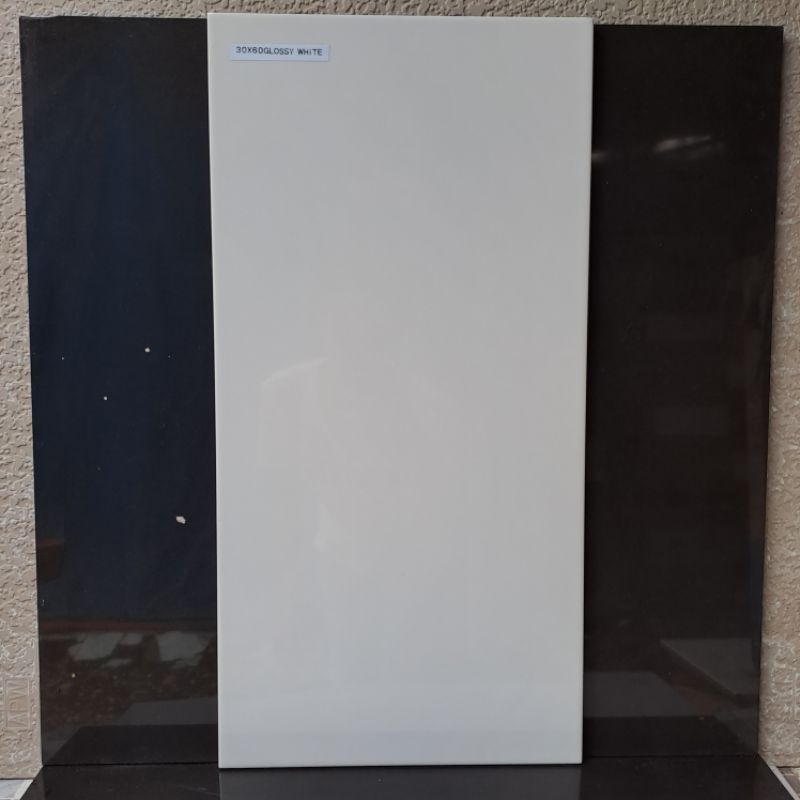 keramik dinding putih polos glossy / keramik dinding mulia / keramik dinding kamar mandi putih 30x60