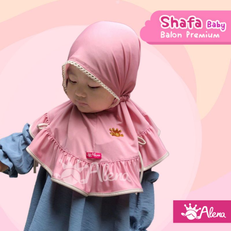 Jilbab Bayi / Hijab Anak/ Kerudung Baby Alena Shafa (ORI Alena Hijab)
