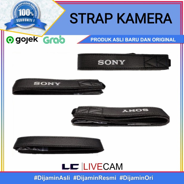 Str Strap Kamera Sony / Tali Kamera Sony / Tali Strap Kamera / Tali Sony