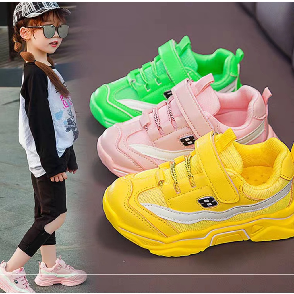 Terbaru Sepatu Sneakers Anak Perempuan AS 136