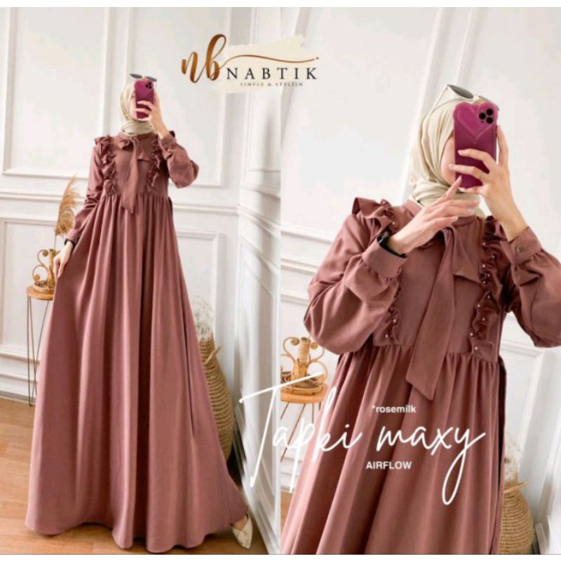 TAPKI DRESS MAXY CRINGKEL AIRFLOW