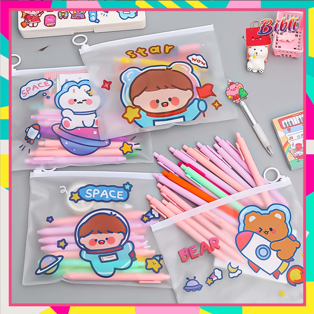 

Zipper Bag Cartoon Pouch Tempat Pensil Tas Pouch Kosmetik Transparan Pencil Motif Serbaguna 1010