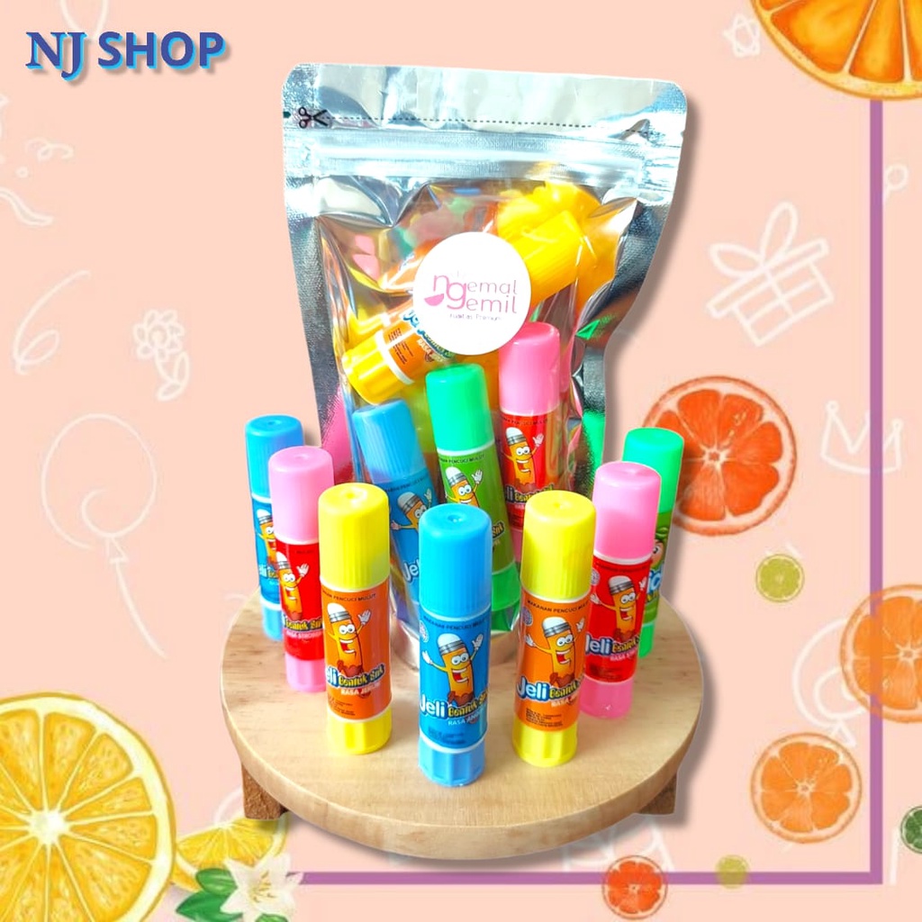 

[Snack Original] - Jeli Putar Bentuk Stik Jelly Stick Putar Aneka Rasa Buah Kualitas Premium