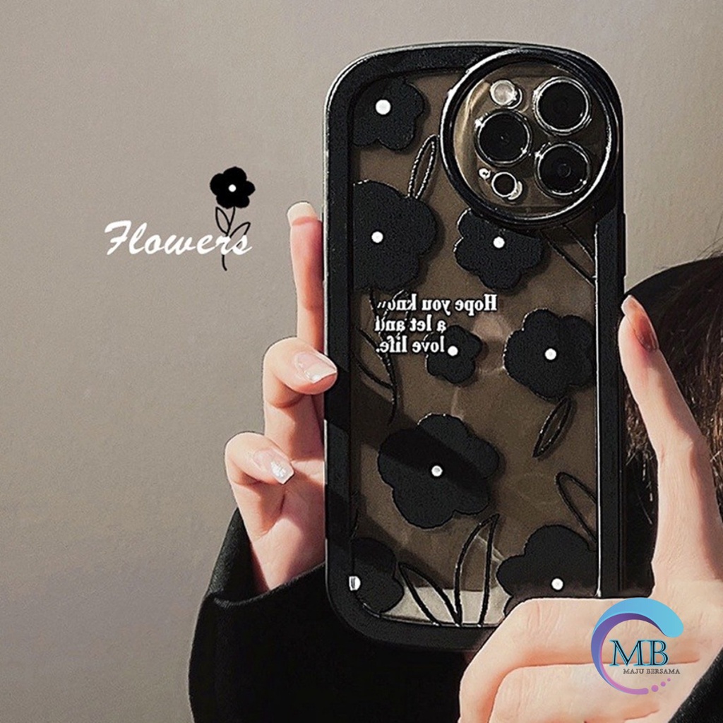 SS128 SOFTCASE FLOWER RETRO FOR IPHONE 7 7+ 8+ X XS XR MAX 11 12 13 14 PLUS PRO MAX MB4159