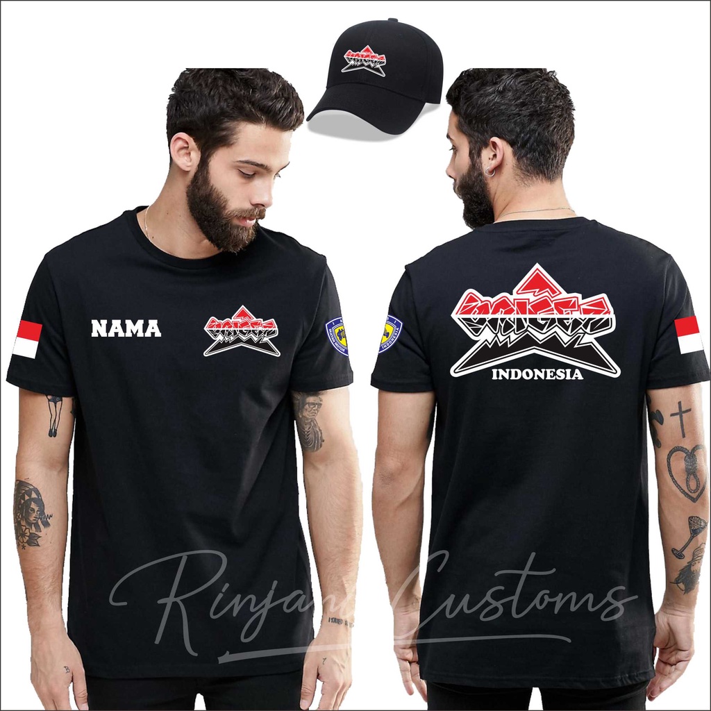 KAOS BRIGEZ INDONESIA, KAOS ORMAS BRIGEZ .BISA PAKAI NAMA SENDIRI