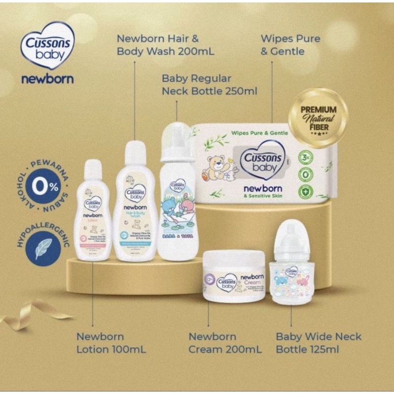 Cussons Baby Newborn Premium Gift Pack - Gift Set Hadiah Bayi