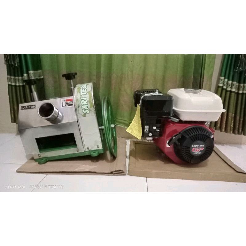 Mesin es tebu (penggiling tebu) + Mesin penggerak HONDA