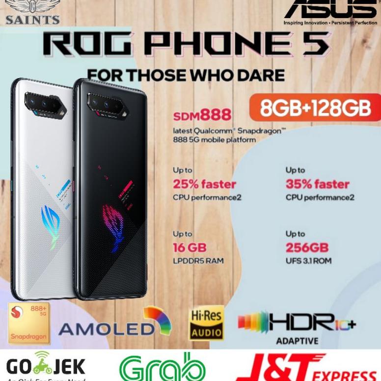Asus ROG 5S TAM / ROG Phone 5S - ROG Phone V 8GB 128GB & 12GB 256GB Garansi Resmi Tam 1 Tahun