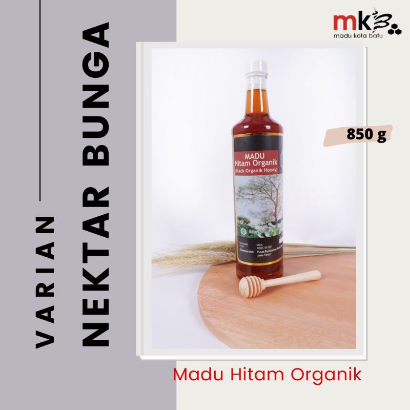 

Madu Hutan Asli - Madu Hitam Organik botol kaca Netto 850 gr - Madu Kota Batu