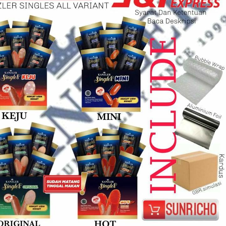 

Terbaru✔️⭐-Sosis Kanzler Singles Hot / keju / mini / original / bakso 1 Box isi 12 pcs