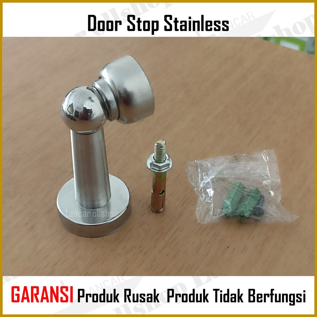 Door Stop Pintu Stainless / Door Stop Magnet / Penahan Pintu