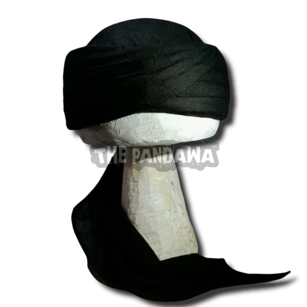 imamah Praktis hitam permanen - peci habib - peci sorban peci sorban imamah peci habib habaib keren 