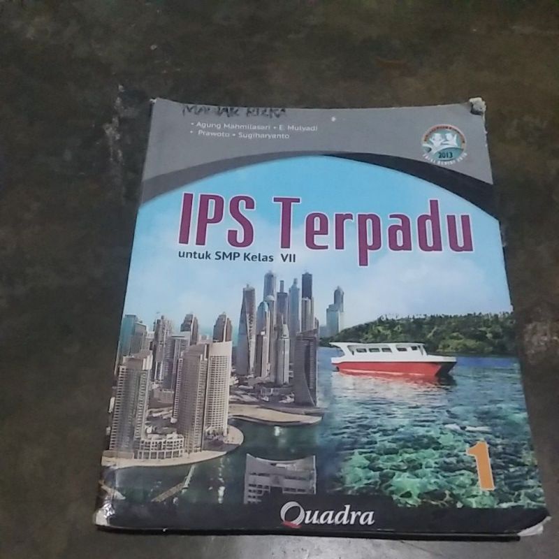 IPS terpadu untuk SMP kelas 7 kurikulum 2013 edisi revisi 2016