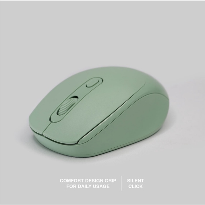 Mouse Wireless + Bluetooth Rexus Q35 Silent Click Office Mouse (Dual Connection)