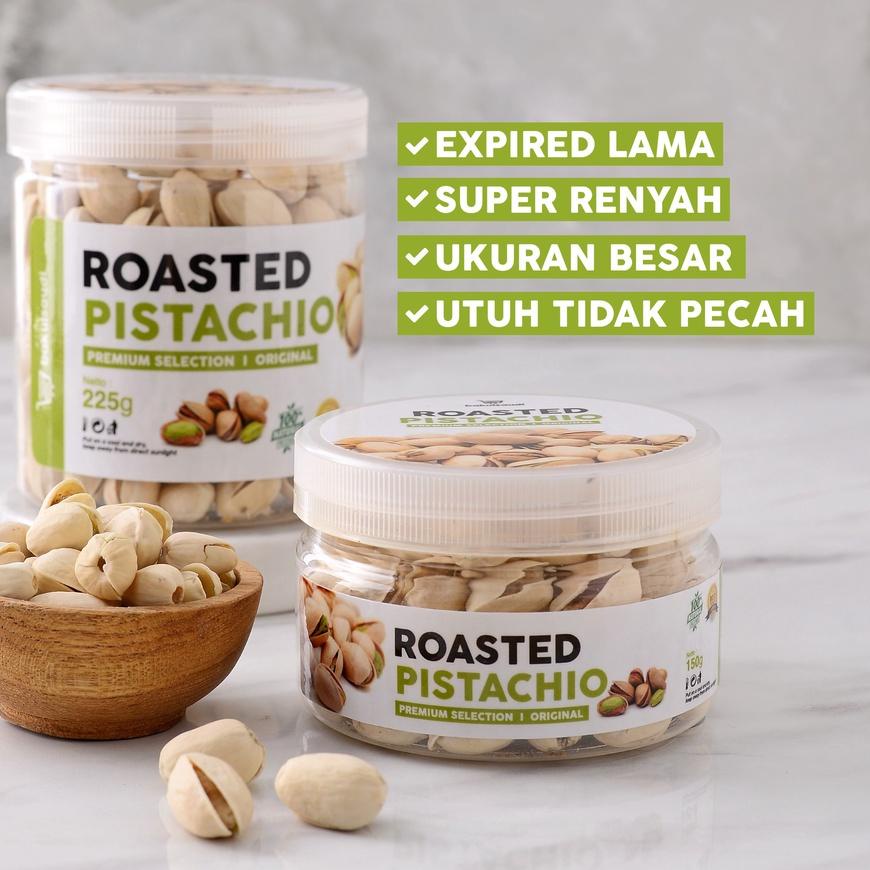 

○ Kacang Pistachio Panggang Renyah Premium Original 100% Pistachios Roasted Kacang Fustuk Pistacio ▲