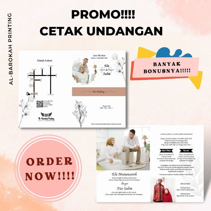 Undangan Pernikahan Custom Undangan Pernikahan Foto