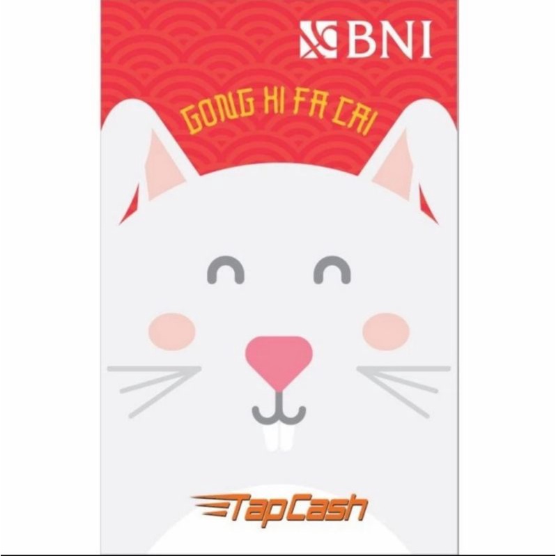 Kartu  TapCash BNI  Saldo 0 - Shio Kelinci