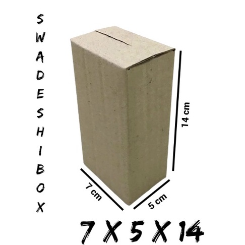 

kardus/karton/box uk. 7x5x14 cm untuk packing singlewall polos