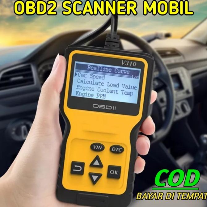 Alat Scaner Mobil OBD2 Scanner Mobil OBD II Pendeteksi Kerusakan Mobil
