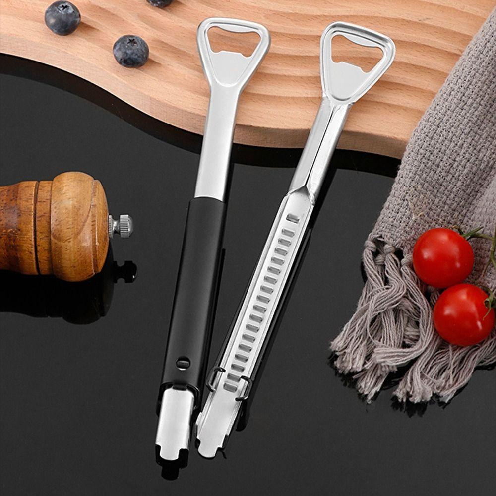[Elegan] Can Opener Pembuka Botol Multifungsi Stainless Steel Adjustable Anti Karat
