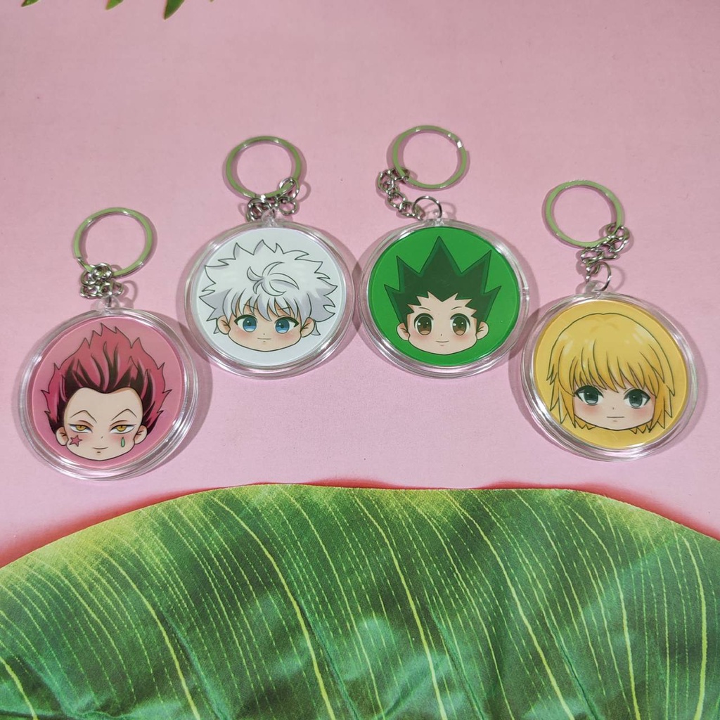 Gantungan Kunci Mini Anime Hunter x Hunter - Keychain Killua Lucu size 32mm