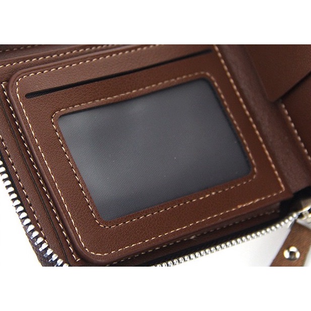 IMPOR ORIGINAL MENBENSE D5504 DOMPET UANG LIPAT PRIA RESLETING ZIPPER DENGAN TEMPAT KOIN