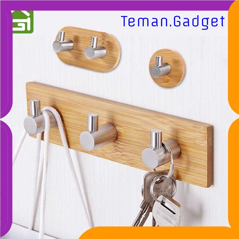 TG-RAK KHGDNOR Rak Gantungan Hook Wall Hanger Organizer Adhesive 3 Hook - S013