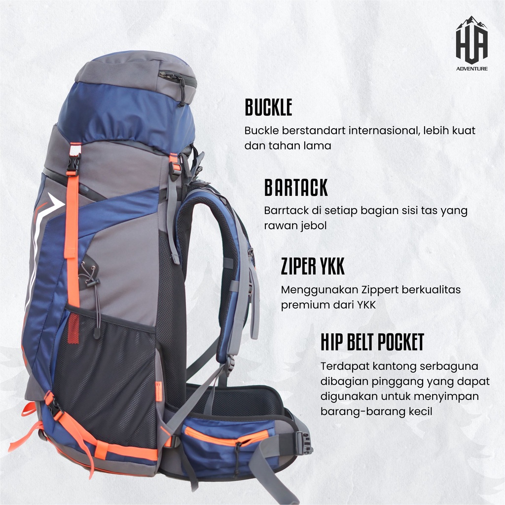 TAS CARRIER 60 UP TO 65 LITER ZARVENTURE SERI ATMOS