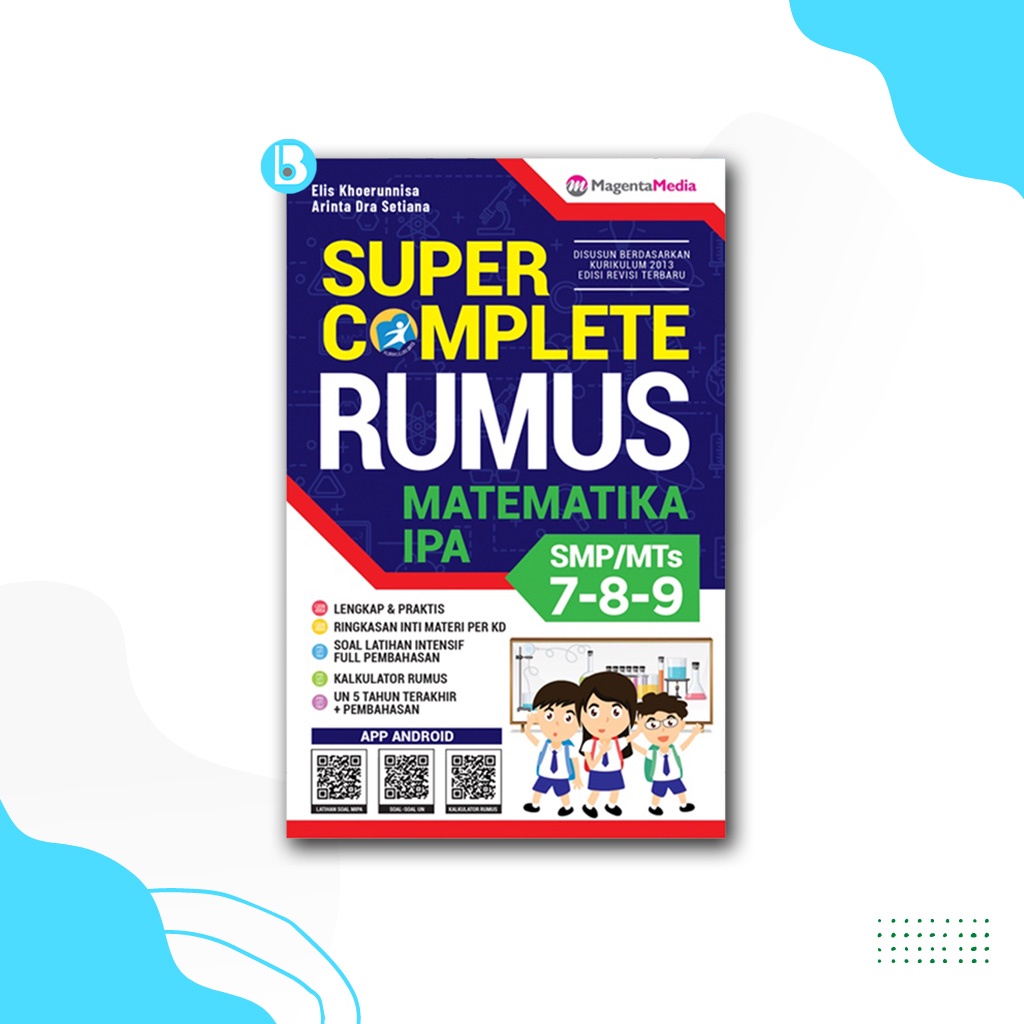 BUKU RUMUS & PELAJARAN SMP SUPER COMPLETE M-IPA SMP/MTS KELAS 7-8-9