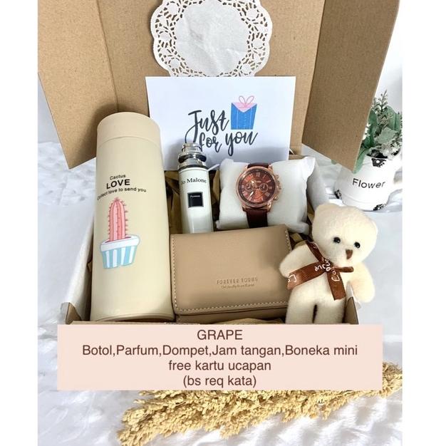

Nikmati 2.2 Promonya Kado Hampers Gift Box Hadiah Parfum Jam Tangan Dompet Botol Tumbler Ulang Tahun Birthday Wisuda Graduation Anniversary Pernikahan Wedding Promo Spesial