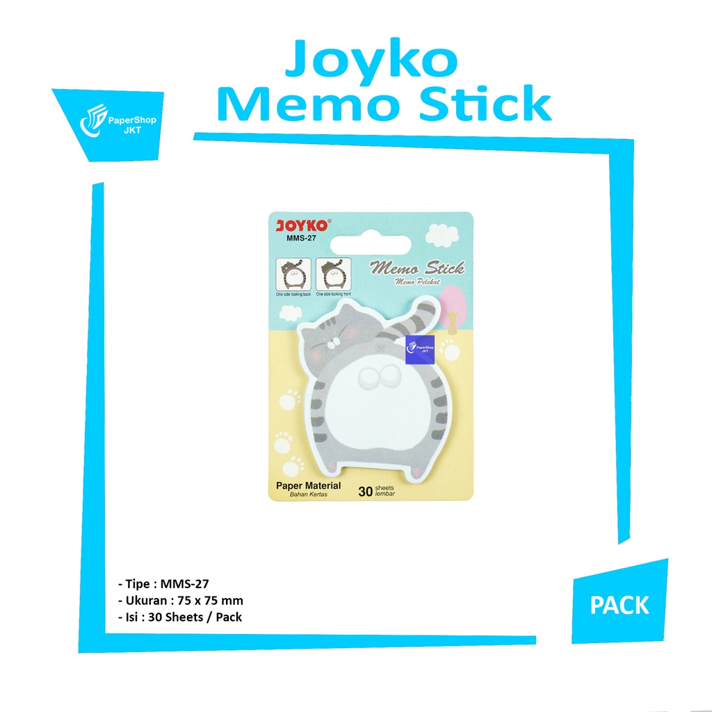 

JOYKO Memo Stick Animal Tempel - MMS-27 - PAD