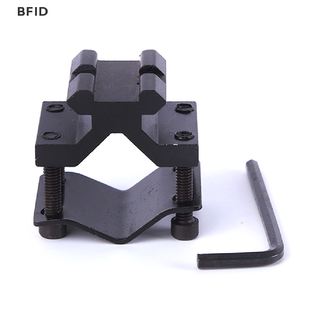 [BFID] Tactical Universal Adjustable Rail 20mm Mount Adapter Untuk Scope Senter Laser [ID]