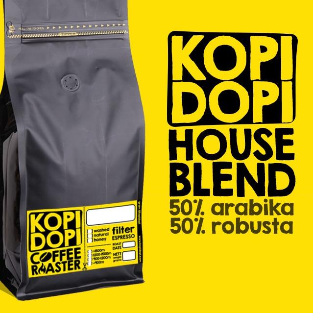 

Terbaik HOUSE BLEND Espresso Es Kopi Susu 50 50 Arabika Robusta Lampung 1kg gas !!